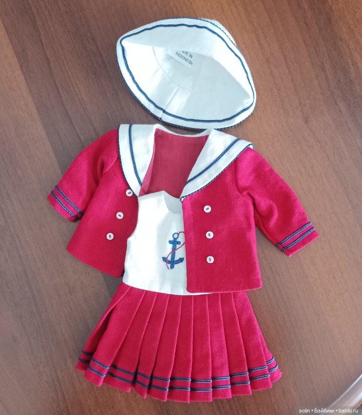 Костюм в морском стиле — Одежда для кукол (фото 4)