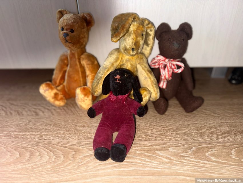 Лотом игрушки плюшевые — Винтажные куклы и игрушки детства