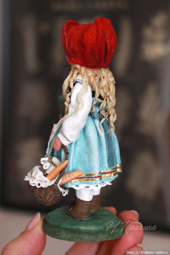 Красная Шапочка. Интерьерная ватная игрушка (фото 2)