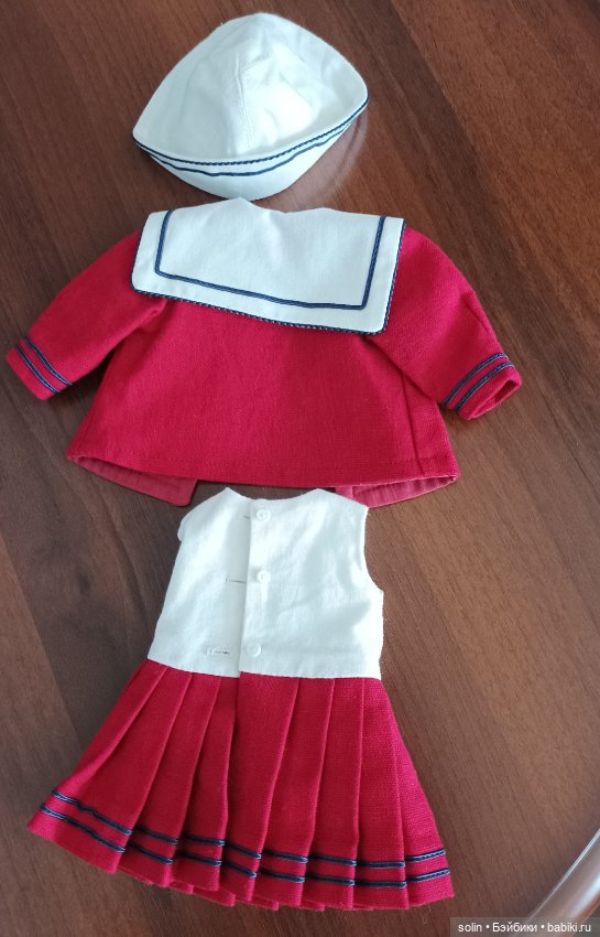 Костюм в морском стиле — Одежда для кукол (фото 3)