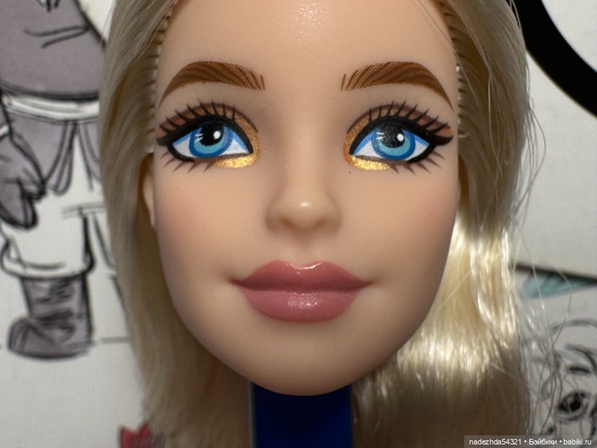 Голова Барби Милли из конструктора №3 (фото 3)