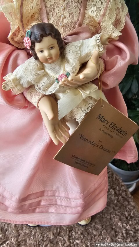 Красивая парочка «Mary Elizabeth and her Jumeau» от Pamela Phillips (фото 5)