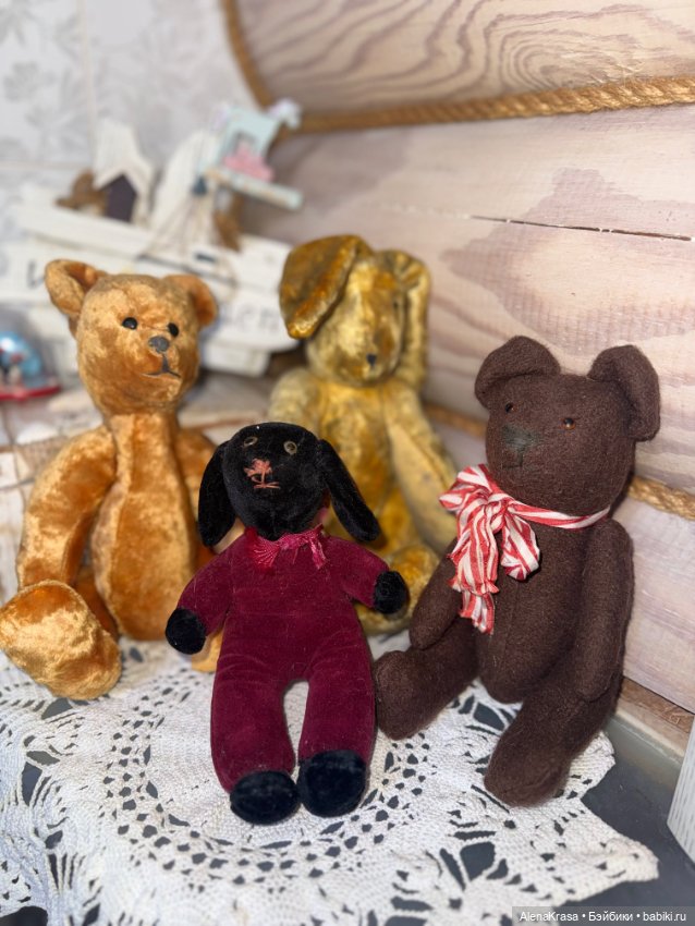 Лотом игрушки плюшевые — Винтажные куклы и игрушки детства (фото 2)