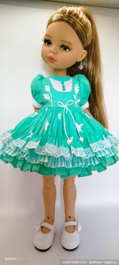 Платье для кукол Паола Рейна 32-34 см (фото 4)