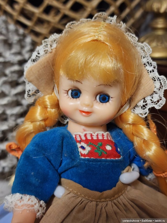 Винтажные куколки для американского рынка. Маркировка на затылке Ginny, 1973г (фото 7)