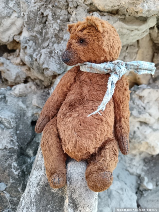 Мишка тедди ручная работа авторский коллекционный (фото 5)