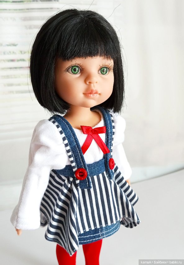 Джинсовый наряд для куклы Паола Рейна (фото 5)