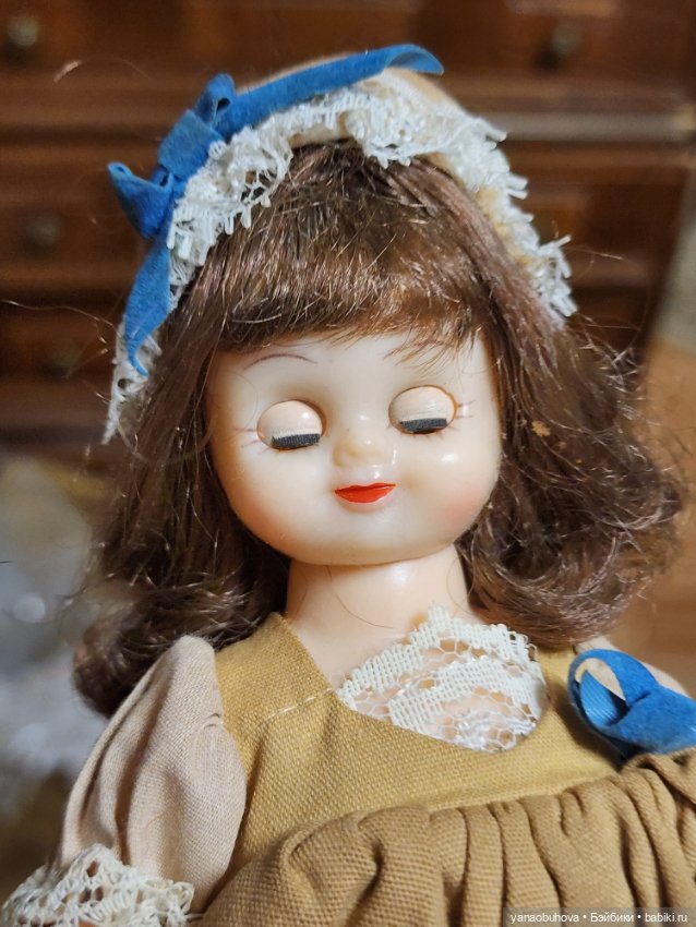 Винтажные куколки для американского рынка. Маркировка на затылке Ginny, 1973г (фото 3)