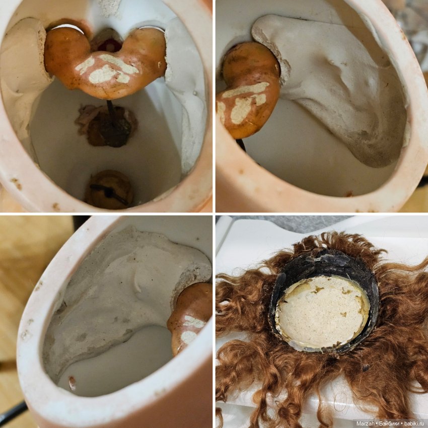 Ранняя антикварная куколка от Heinrich Handwerck 109, рост 62,5 см