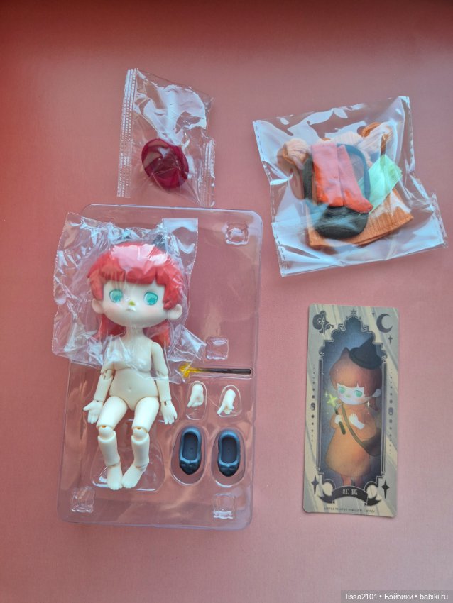 Penny's box Little painter and little witch. Рыжая ведьмочка лисичка