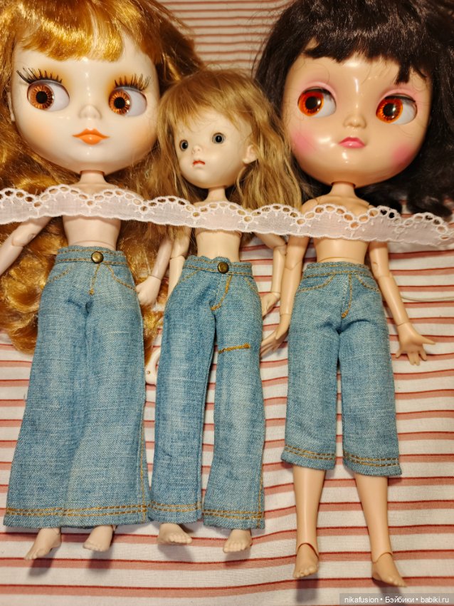 Джинсы и бриджи на куклу Блайз, Ландуду и похожих (фото 4)