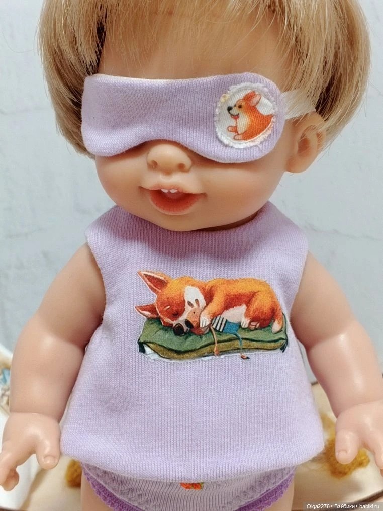 Пижамный комплект на пупсов Паолитос Paolitos (фото 3)