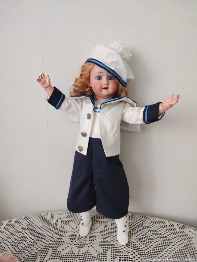 2 матросских костюма для куклы мальчика (фото 7)