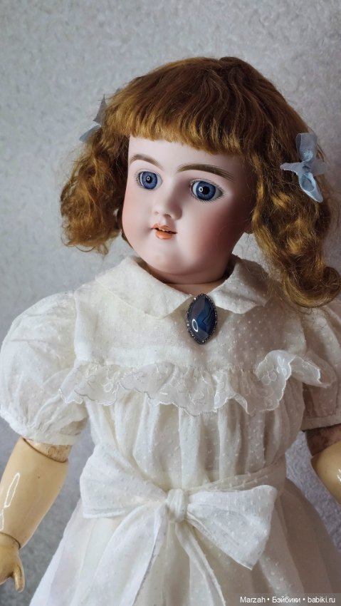 Ранняя антикварная куколка от Heinrich Handwerck 109, рост 62,5 см (фото 3)