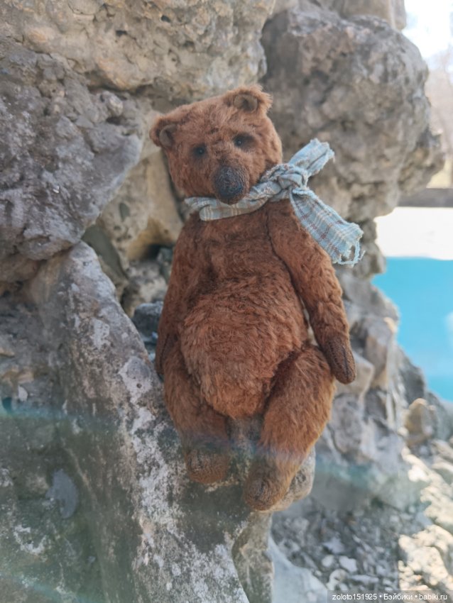 Мишка тедди ручная работа авторский коллекционный (фото 2)