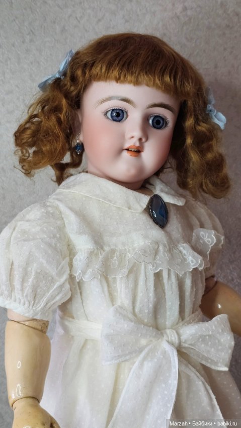 Ранняя антикварная куколка от Heinrich Handwerck 109, рост 62,5 см (фото 9)