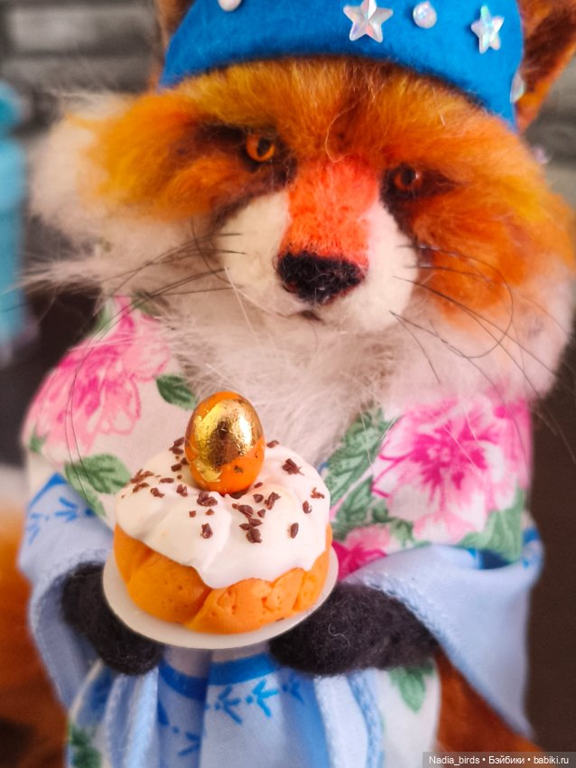 Пасхальная лисичка — Авторские игрушки