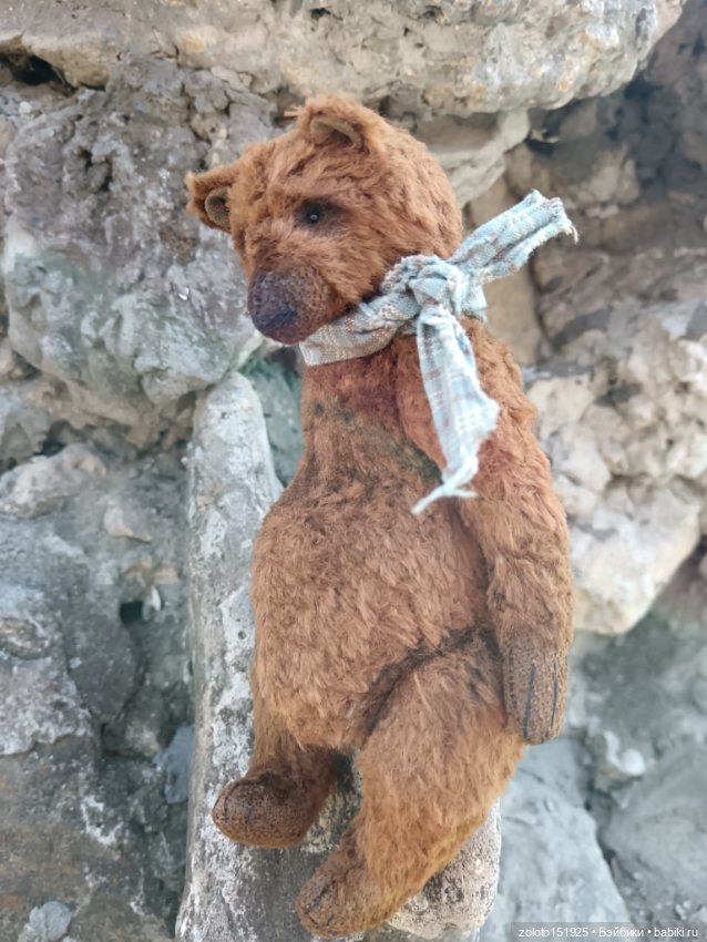Мишка тедди ручная работа авторский коллекционный (фото 3)