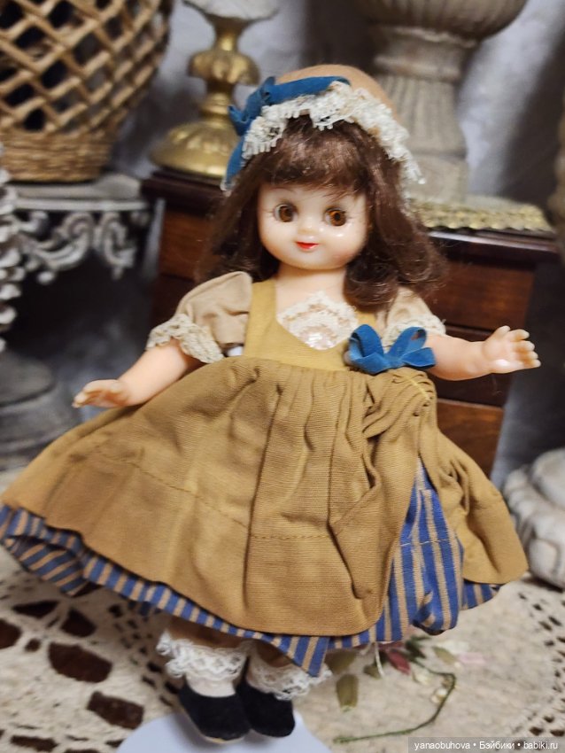 Винтажные куколки для американского рынка. Маркировка на затылке Ginny, 1973г (фото 4)