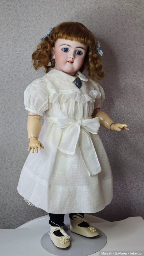 Ранняя антикварная куколка от Heinrich Handwerck 109, рост 62,5 см (фото 7)