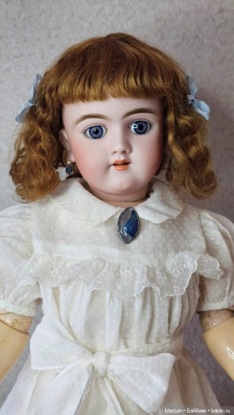 Ранняя антикварная куколка от Heinrich Handwerck 109, рост 62,5 см (фото 6)