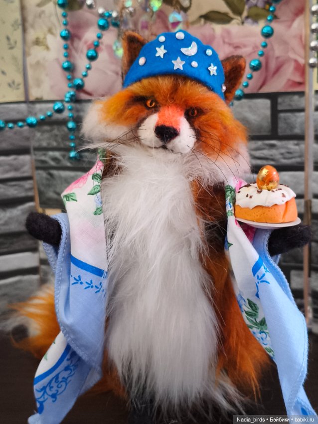 Пасхальная лисичка — Авторские игрушки (фото 5)