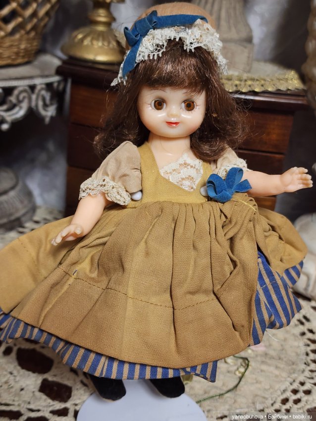 Винтажные куколки для американского рынка. Маркировка на затылке Ginny, 1973г