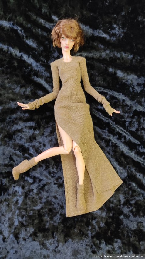 Кашемировые платье — Одежда для BJD (фото 5)