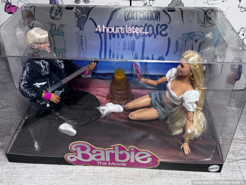 Барби Марго Робби из сета "Сцена у костра" по фильму "Барби"