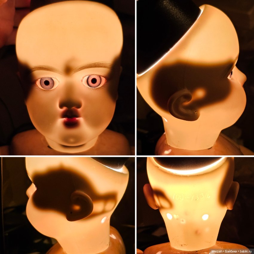 Ранняя антикварная куколка от Heinrich Handwerck 109, рост 62,5 см