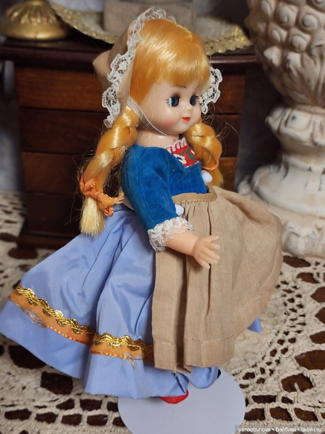 Винтажные куколки для американского рынка. Маркировка на затылке Ginny, 1973г