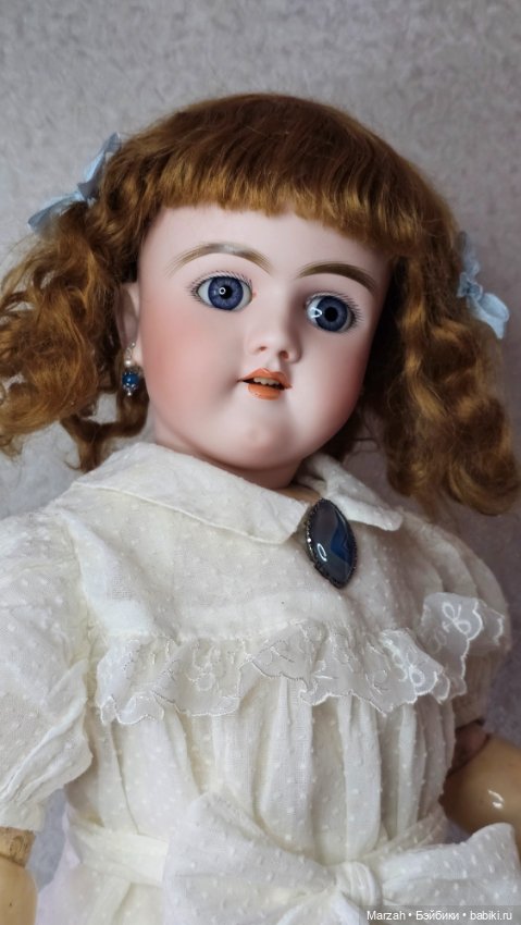 Ранняя антикварная куколка от Heinrich Handwerck 109, рост 62,5 см (фото 2)