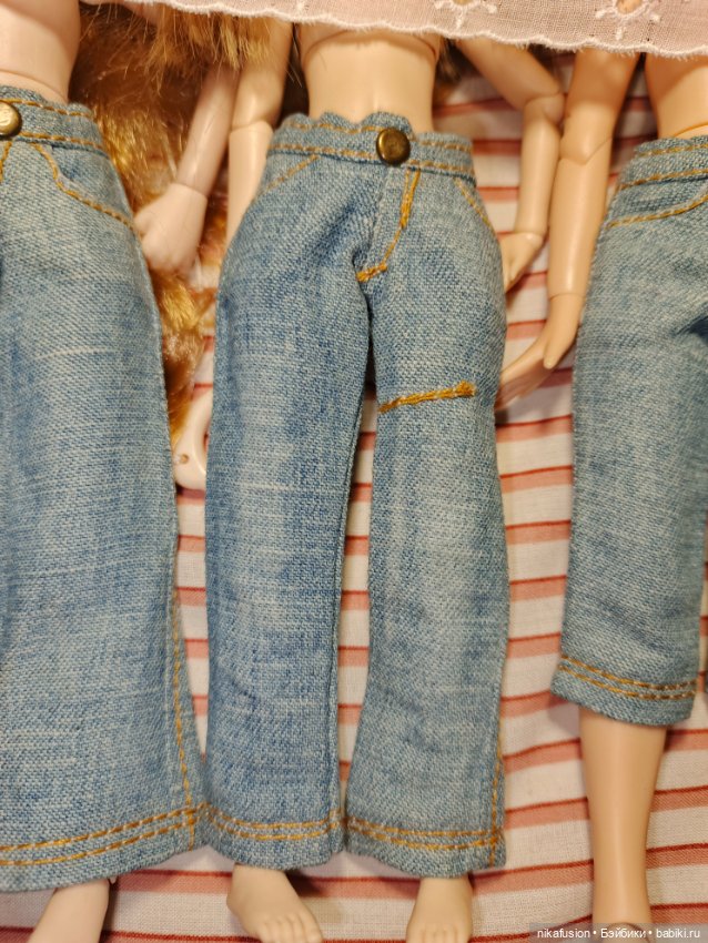 Джинсы и бриджи на куклу Блайз, Ландуду и похожих (фото 2)