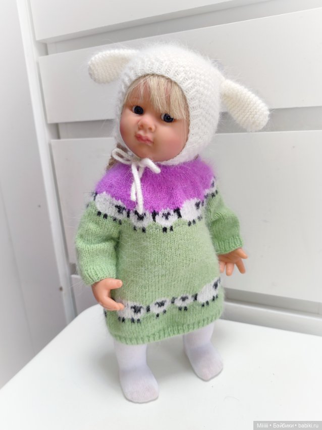 Комплект одежды Овечки 2 для кукол Вихтель Wichtel (фото 6)