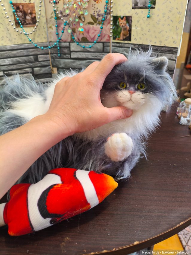 Федя с рыбкой — Авторские игрушки (фото 6)