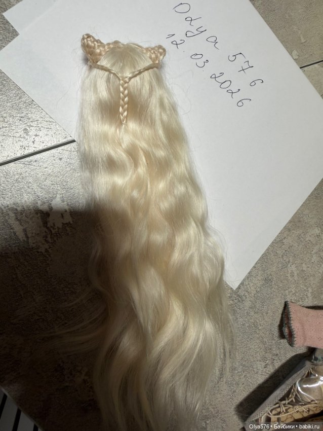 Парик авторский для Китти Е.Акимовой