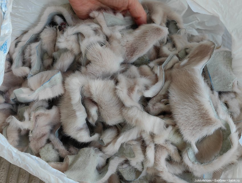 Обрезки меха норки — Ткани (фото 4)