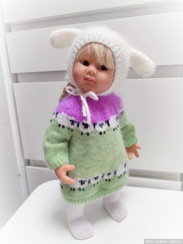 Комплект одежды Овечки 2 для кукол Вихтель Wichtel (фото 4)