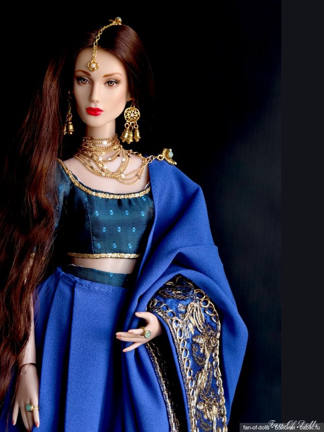 Индийский костюм для кукол Роберта Тоннера 40 см (фото 6)