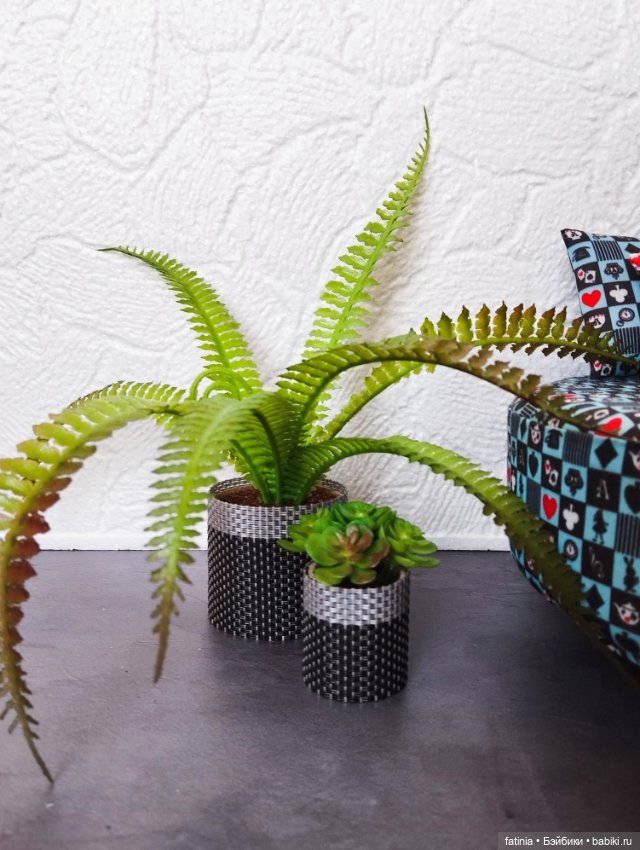 Комнатные растения для кукольного интерьера 1:6/1:4 (фото 2)