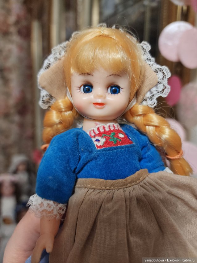 Винтажные куколки для американского рынка. Маркировка на затылке Ginny, 1973г (фото 9)