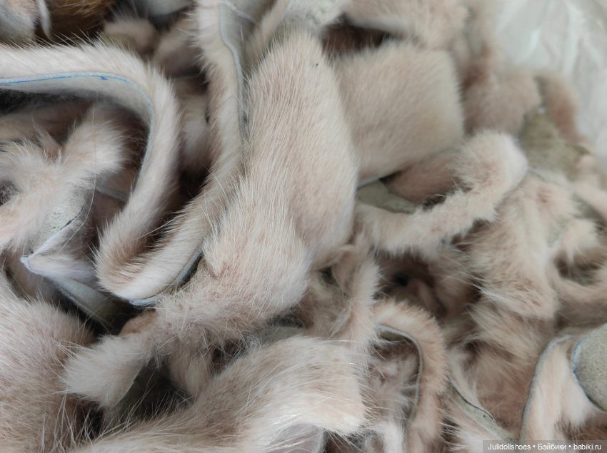 Обрезки меха норки — Ткани