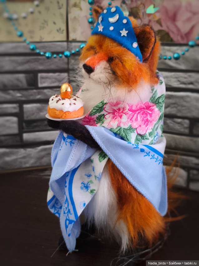 Пасхальная лисичка — Авторские игрушки (фото 4)