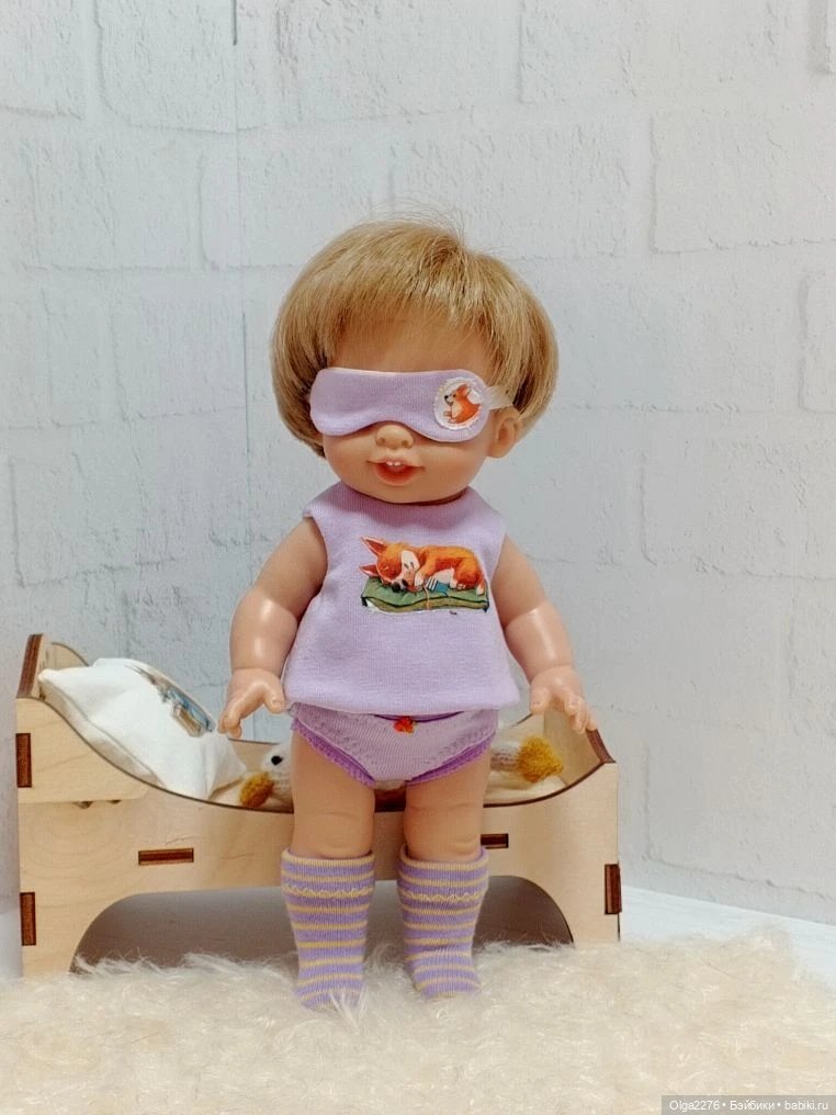 Пижамный комплект на пупсов Паолитос Paolitos