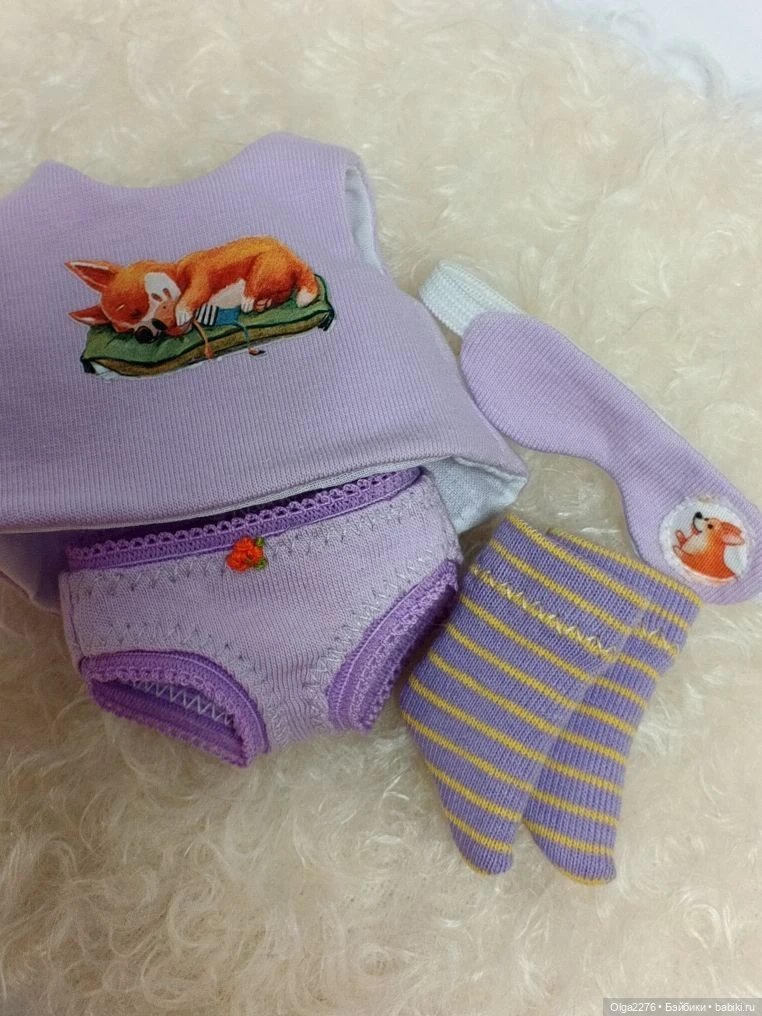 Пижамный комплект на пупсов Паолитос Paolitos (фото 8)