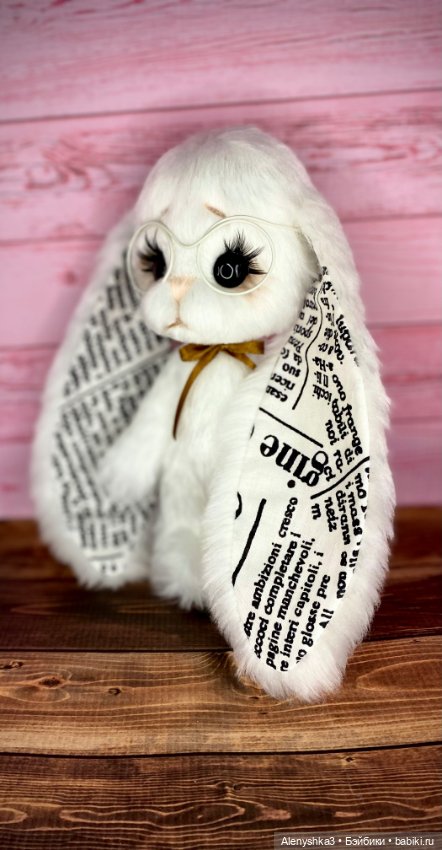 Зайчик Репортёр 📝 — Авторские игрушки (фото 4)