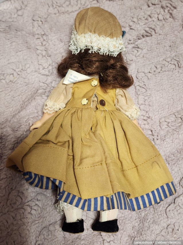 Винтажные куколки для американского рынка. Маркировка на затылке Ginny, 1973г (фото 6)