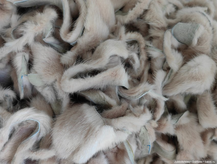 Обрезки меха норки — Ткани (фото 2)