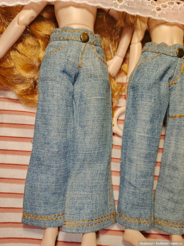 Джинсы и бриджи на куклу Блайз, Ландуду и похожих (фото 3)