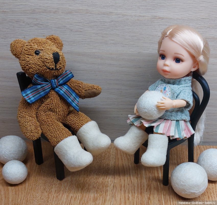 Валенки для кукол, игрушек и зверушек